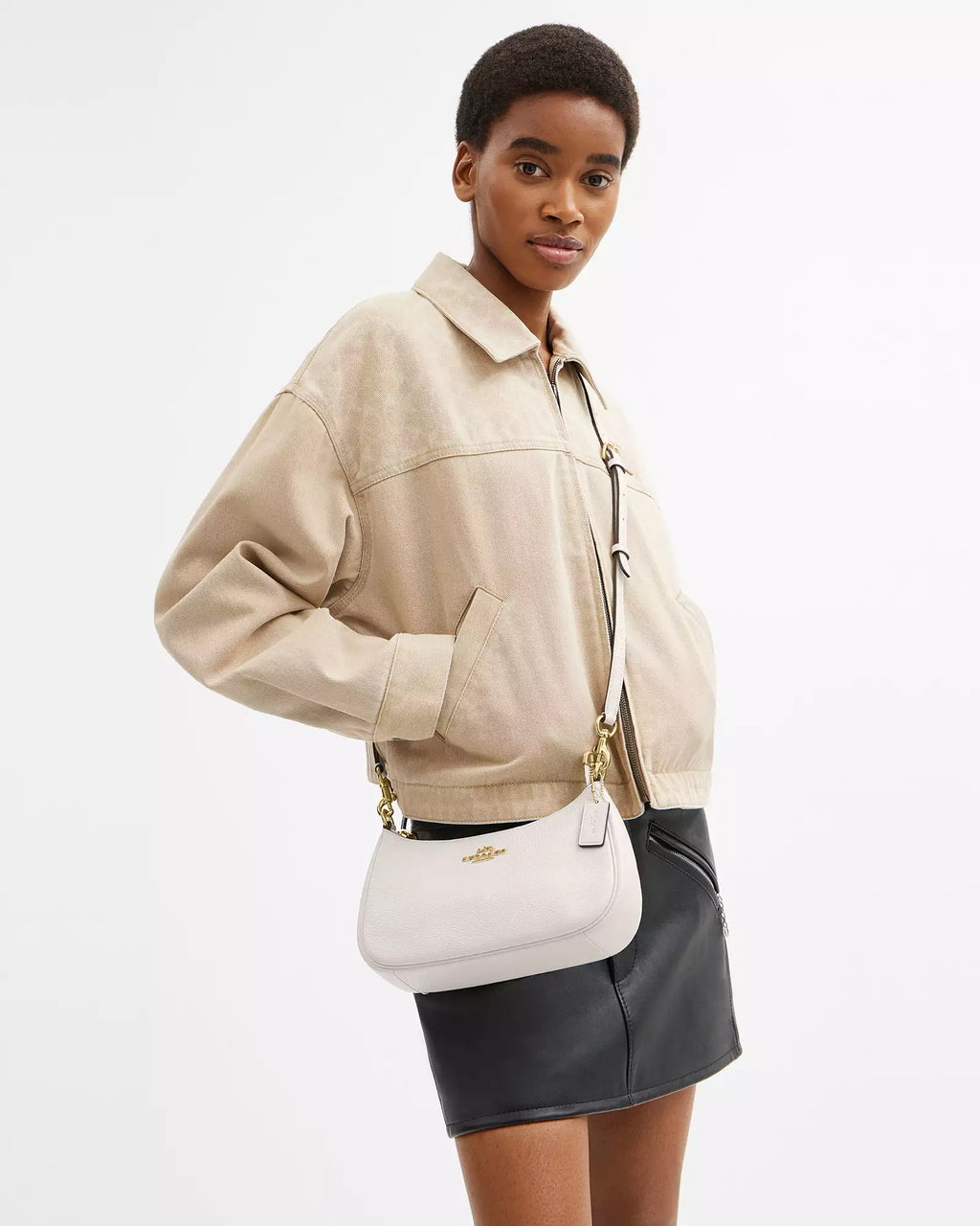Teri Shoulder Bag In white