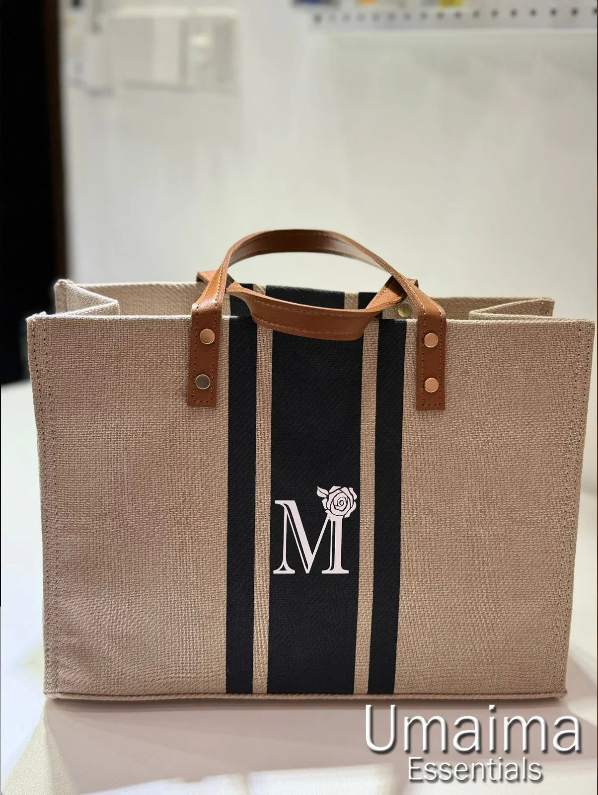Exclusive Personalized Initial Customized Tote Bag