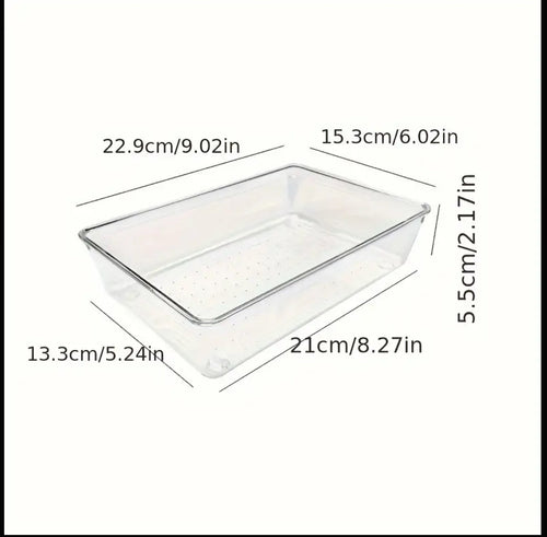 Acrylic organizers ( set of 4 )