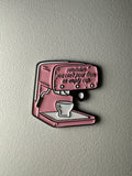 Coffee machine phone charm