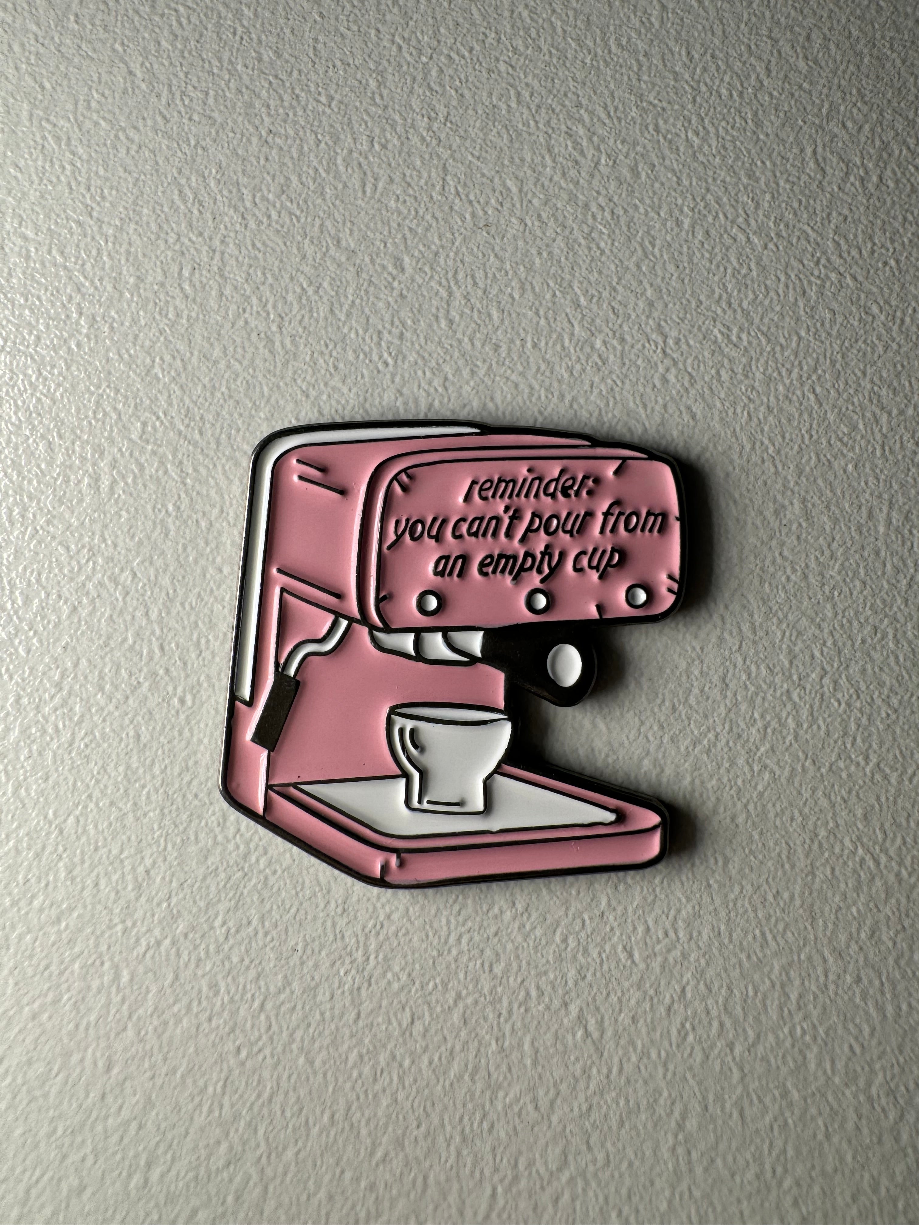 Coffee machine phone charm