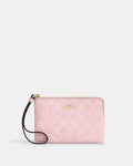 Coach Corner Zip Wristlet