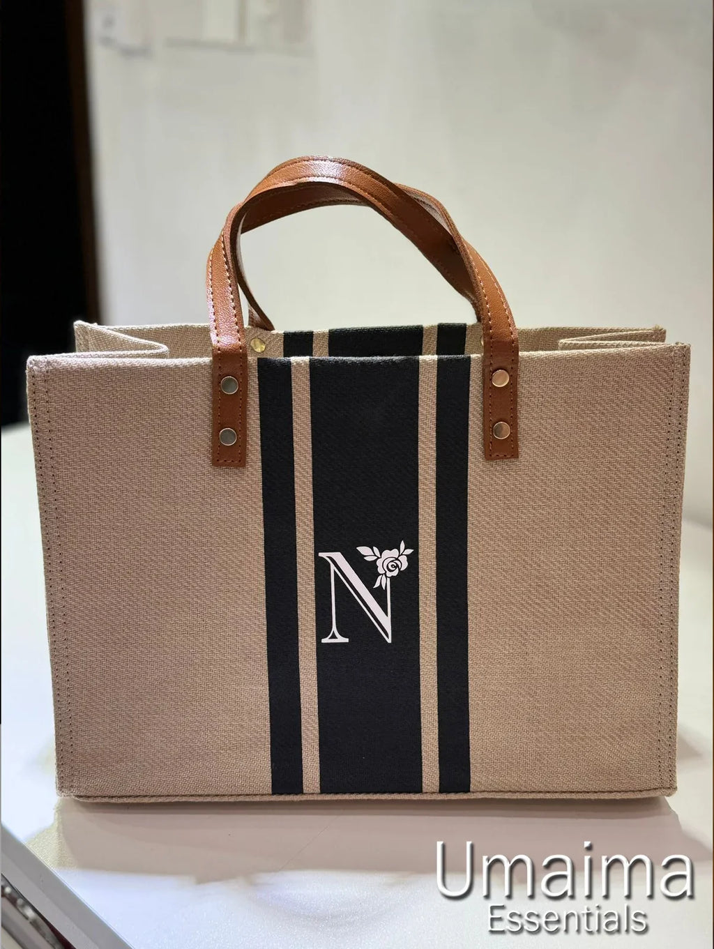 Exclusive Personalized Initial Customized Tote Bag