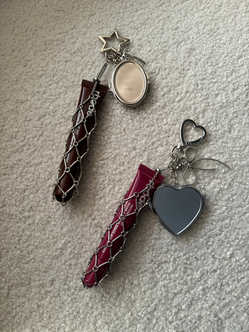 Pinterest Lipgloss bag charm