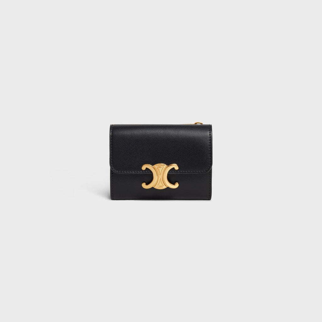 CELINE COMPACT WALLET WITH COIN TRIOMPHE