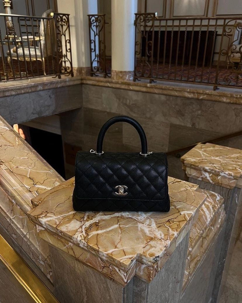 Chanel Coco Handle Flap quilted leather bag ( medium)
