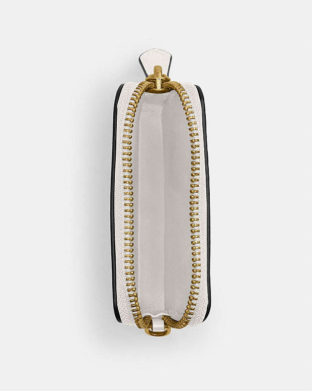 COACH® | Essential Chain Card Case signature canvas chalk