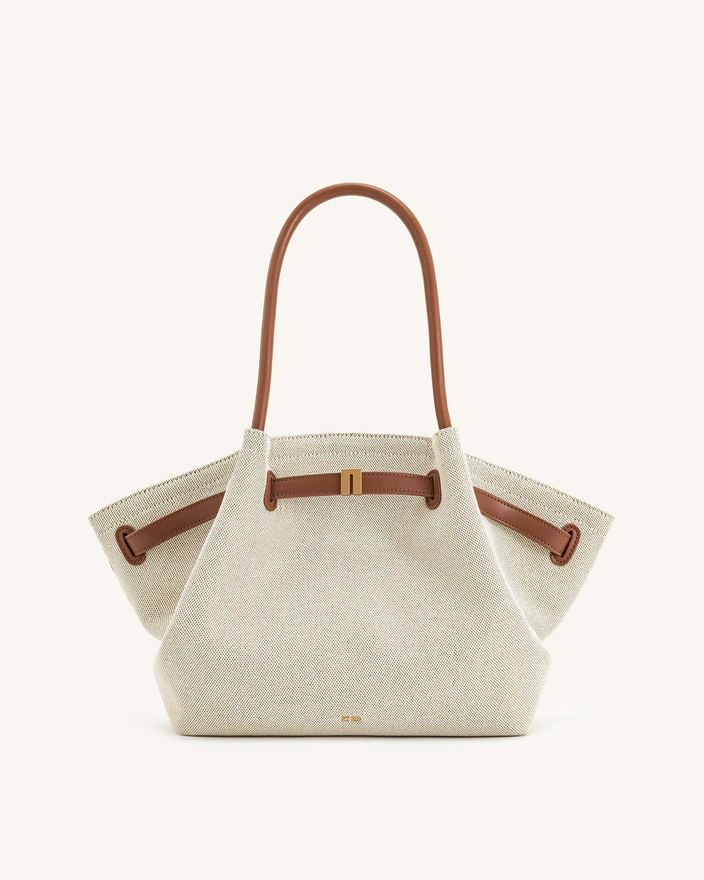 JW PEI Hana Medium Tote Bag - Brown Canvas