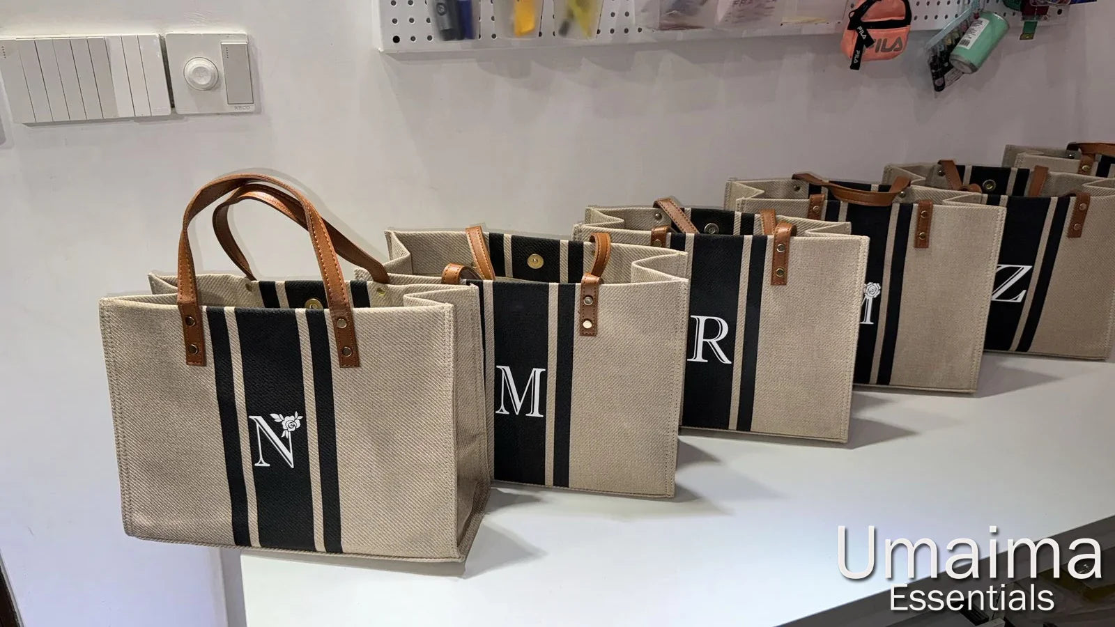 Exclusive Personalized Initial Customized Tote Bag