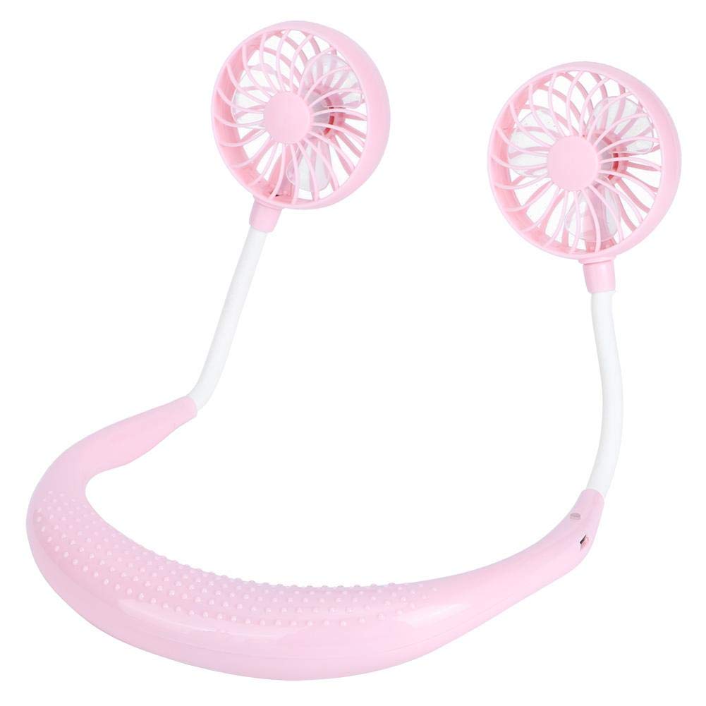 Portable Hand-Free Neck Hanging  Rechargeable Fan
