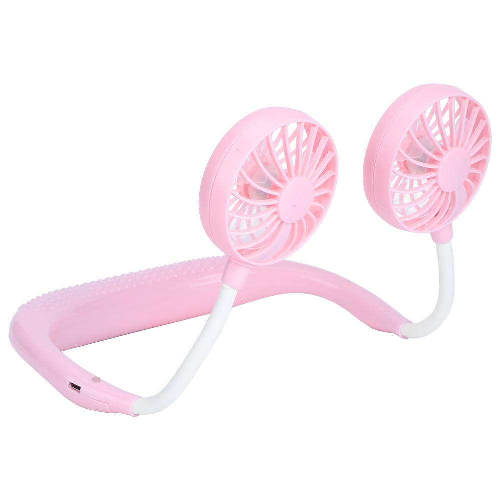 Portable Hand-Free Neck Hanging  Rechargeable Fan