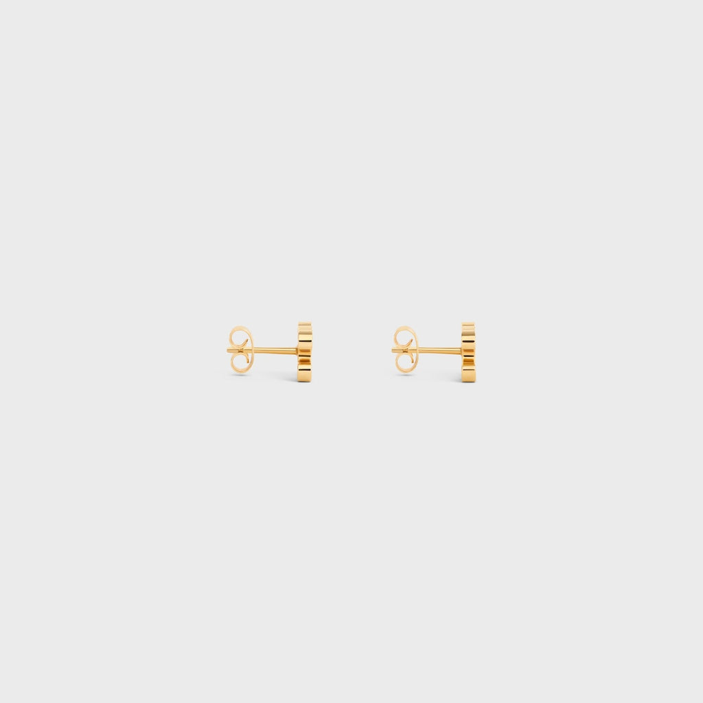 TRIOMPHE RHINESTONE STUDS IN STRASS AND BRASS WITH GOLD FINISH