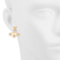 LOUIS VUITTON LV FLORAGRAM EARRINGS