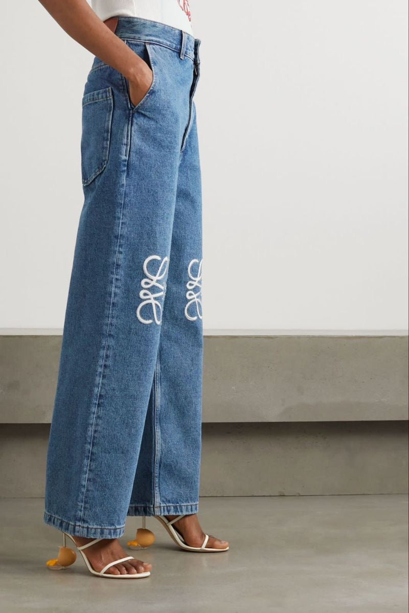 LOEWE  ANAGRAM JEANS