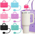 Beach bag straw topper