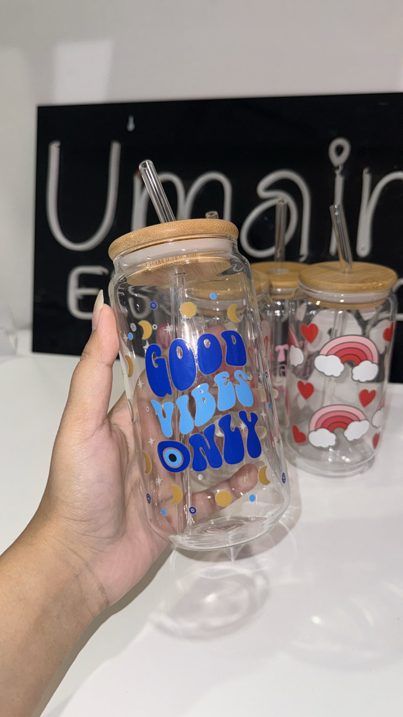 Customized glass cans !