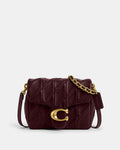 Times Square Tabby 20 Shoulder Bag With Quilting ( burgundy)