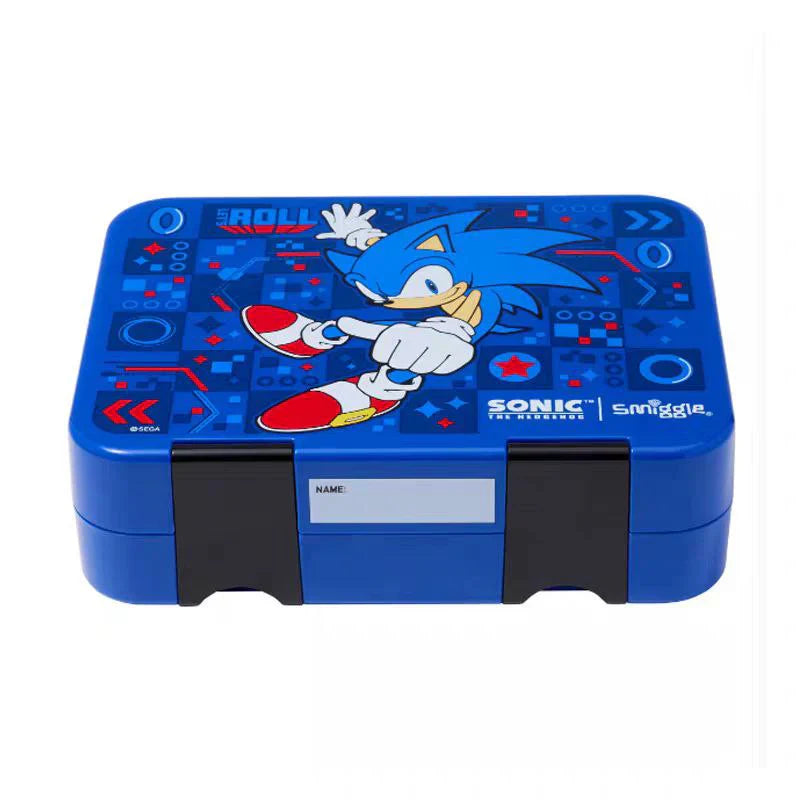 Smiggle Sonic the Hedgehog Medium Bento Lunch Box