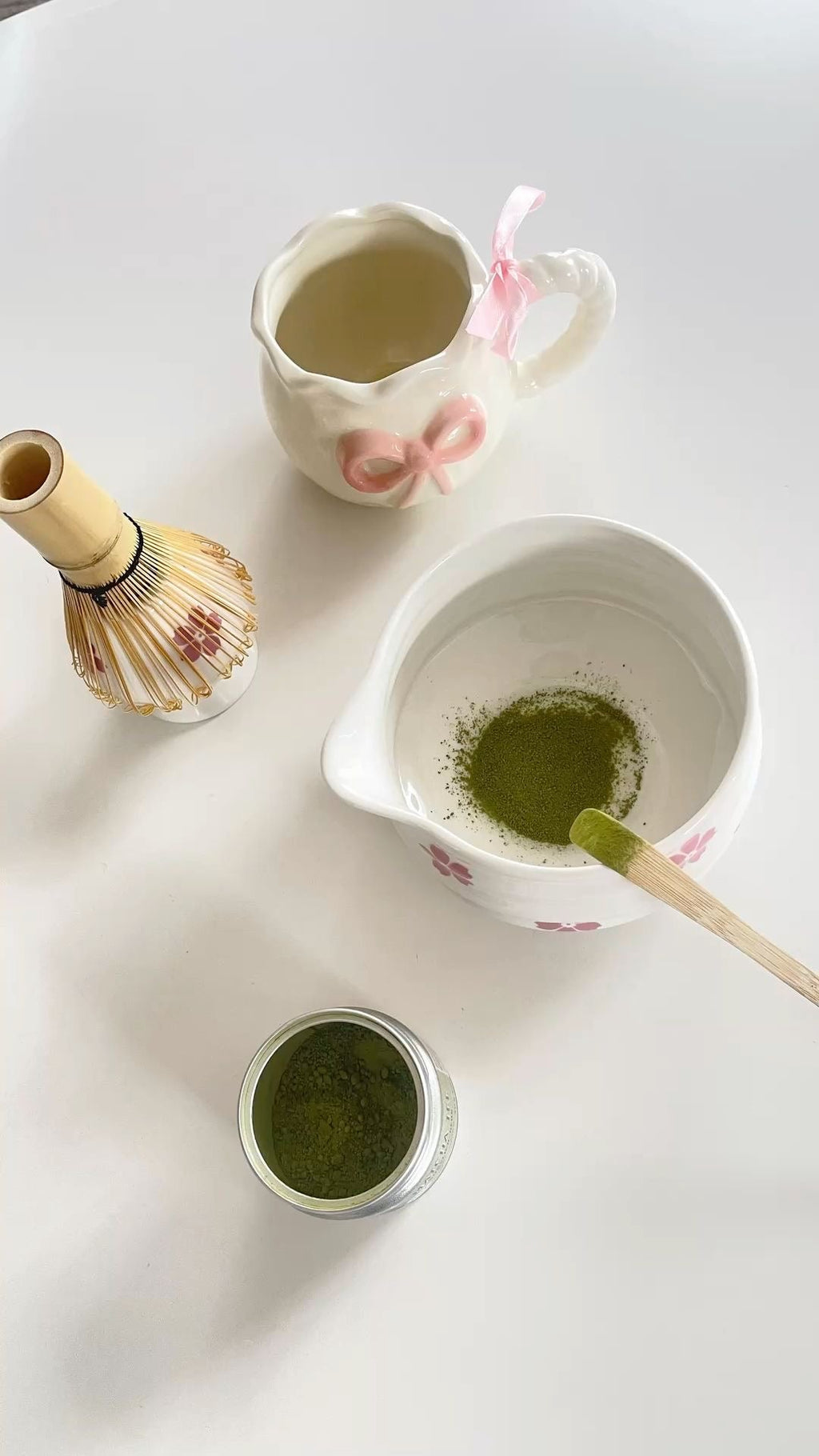 Matcha making set 🍵🌸