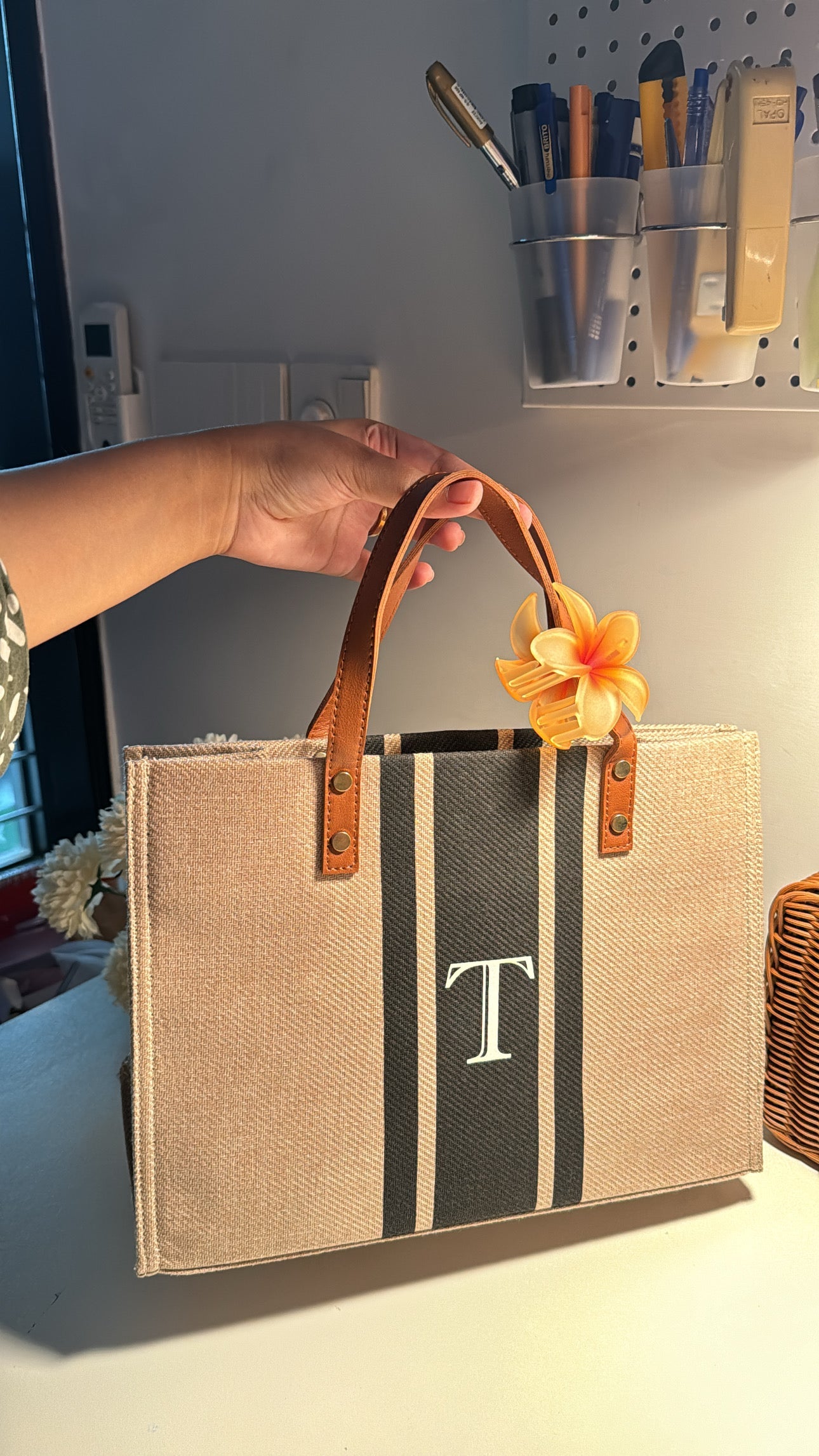 Exclusive Personalized Initial Customized Tote Bag