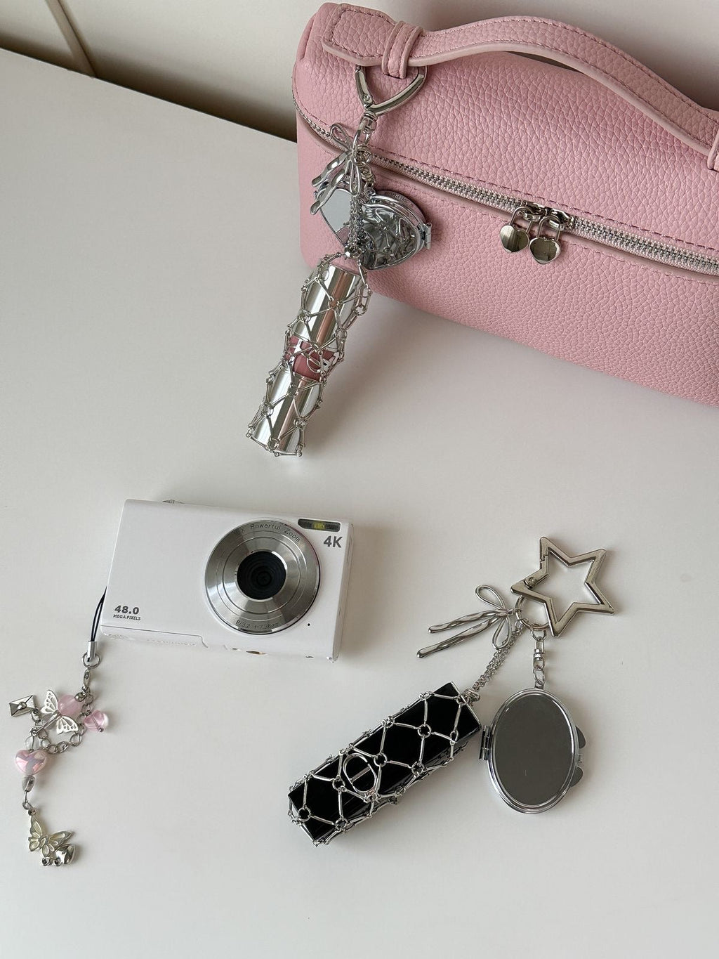 Pinterest Lipgloss bag charm