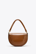 ZARA CANVAS STITCHED CROSSBODY BAG Dark Tan