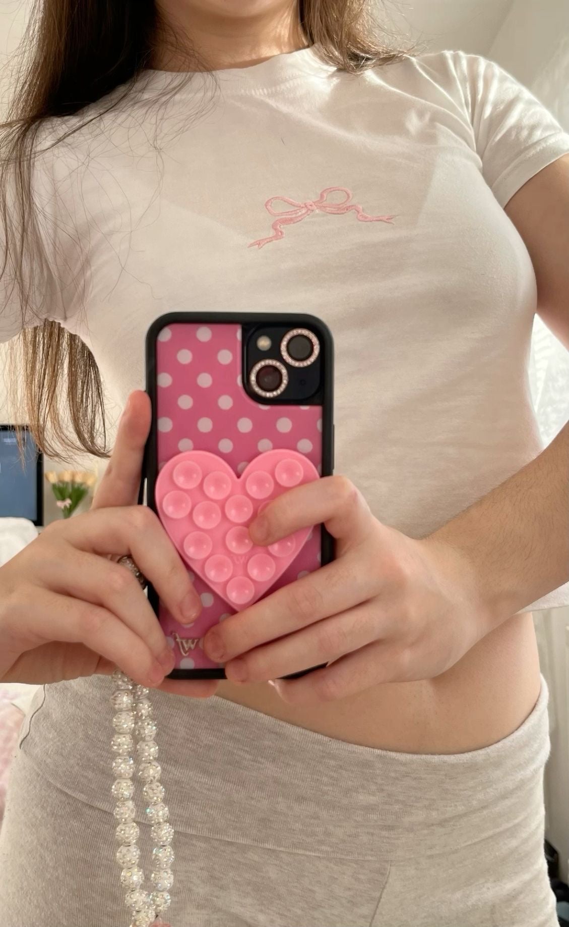 Heart sticky grippy