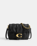 Times Square Tabby 20 Shoulder Bag With Quilting ( black )