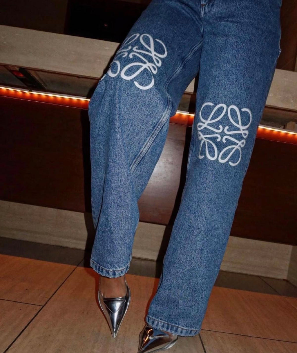 LOEWE  ANAGRAM JEANS