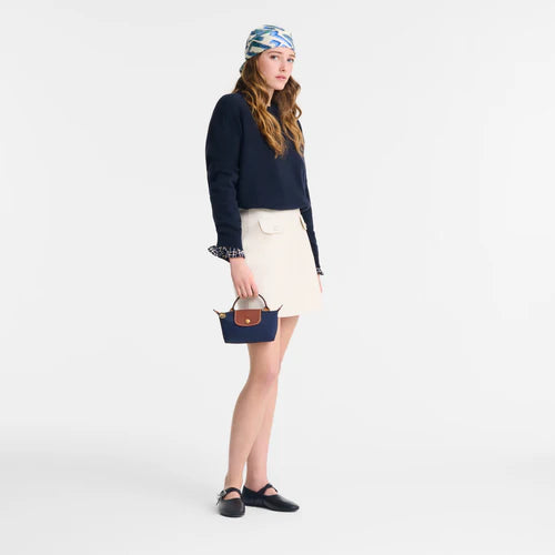 LE PLIAGE ORIGINAL POUCH WITH HANDLE
Navy - Recycled Canvas