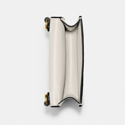 Coach Half Flap Card Case chalk