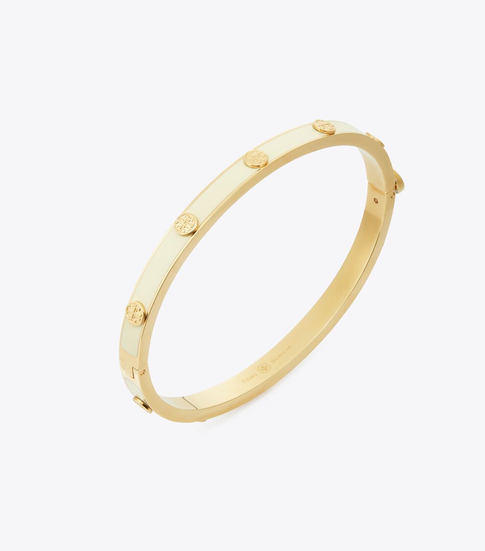 TORY BURCH THIN ICON HINGE BRACELET