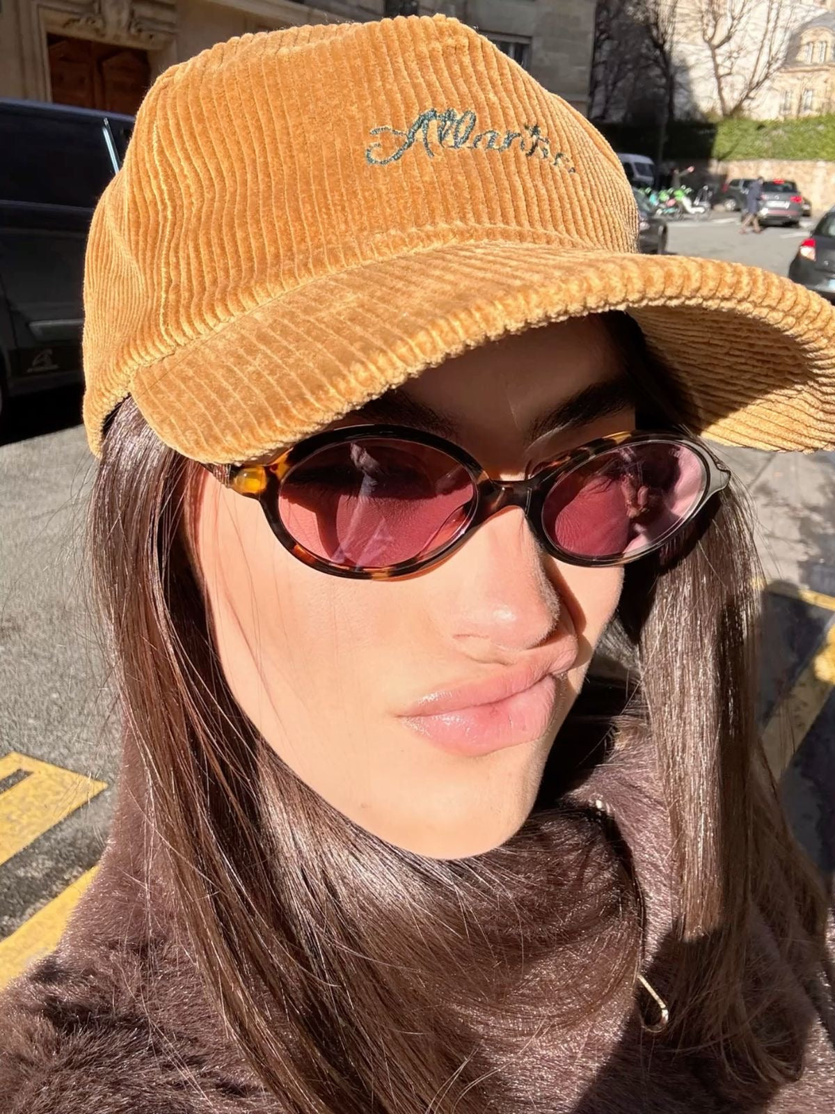Miu Miu thin frame Brown