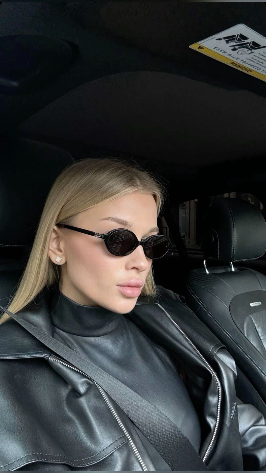 Miu Miu thin frame Black