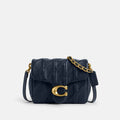 Times Square Tabby 20 Shoulder Bag With Quilting ( Dark Navy )