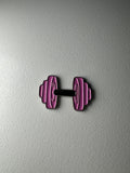 Dumbbell phone charm