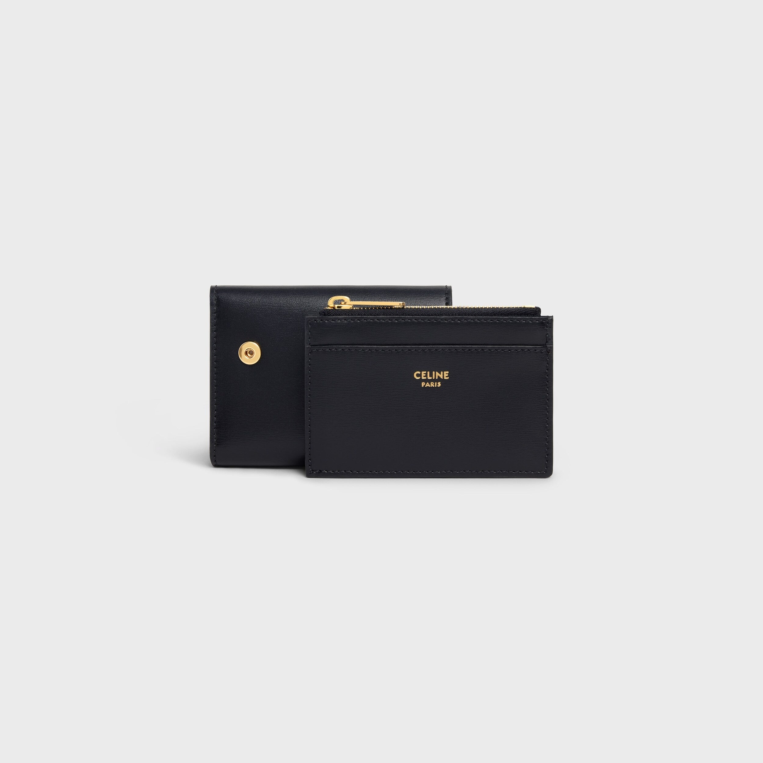 CELINE COMPACT WALLET WITH COIN TRIOMPHE