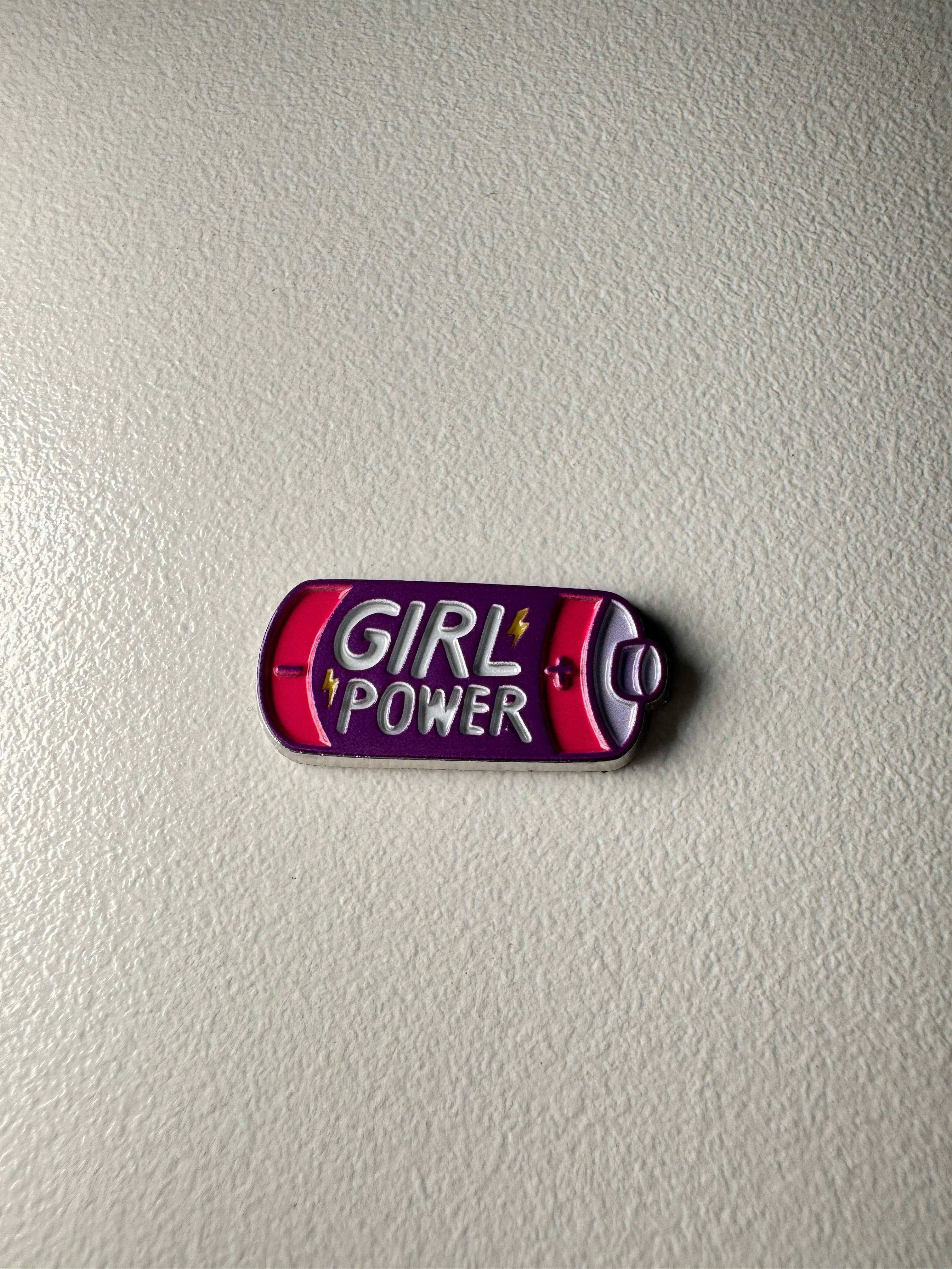 Girl power phone charm