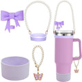 Tumbler accecorie set purple