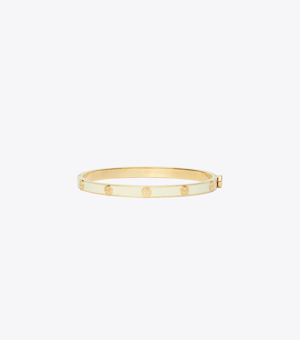 TORY BURCH THIN ICON HINGE BRACELET