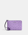 Coach Corner Zip Wristlet