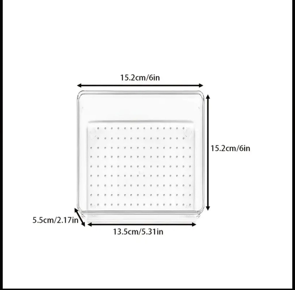 Acrylic organizers ( set of 4 )