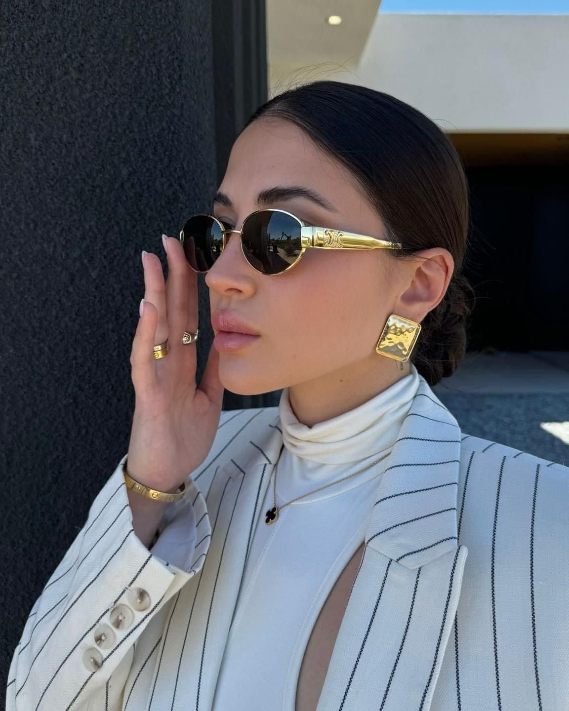 Celine metal sunglasses