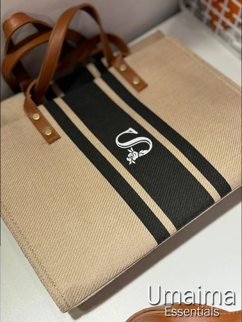 Exclusive Personalized Initial Customized Tote Bag