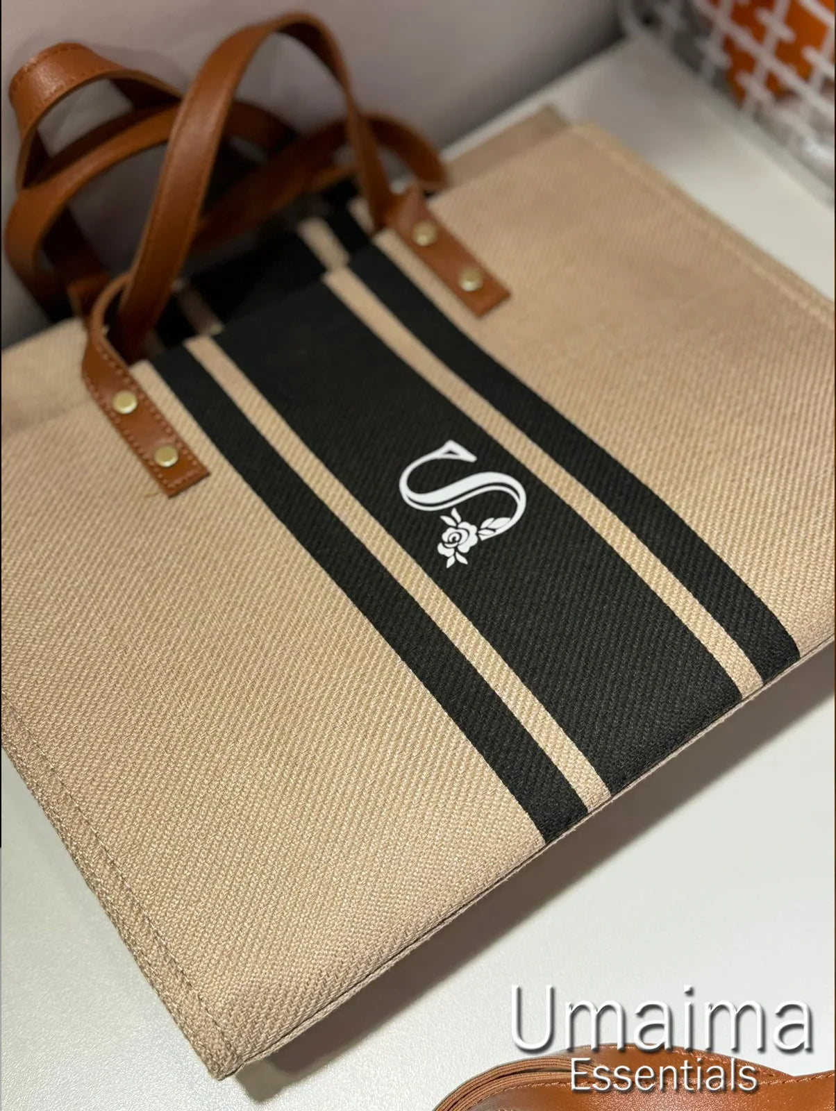 Exclusive Personalized Initial Customized Tote Bag